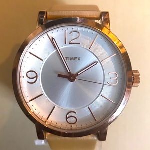 Women's Timex Watch Leather Strap NWT